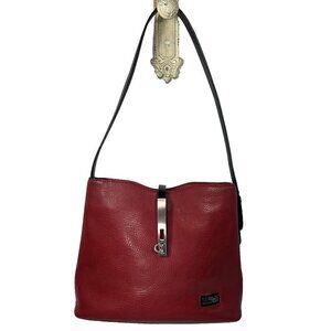 LA TOUR EIFFEL  Pebble Leather Purse bucket bag tote Paris